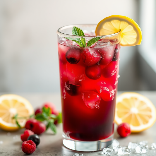 Berry Cranberry Sea Moss Lemonade